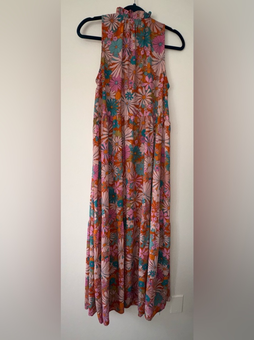 BB Dakota Steve Madden Floral Maxi Dress Boho Sleeveless Small - Picture 6 of 6